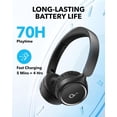 thumbnail image 3 of Auriculares supraaurales inalámbricos Soundcore H30i 70H Playtime Black, 3 of 6