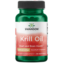 Swanson Krill Oil - Maximum Strength 1 G 30 Softgels