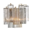 thumbnail image 2 of ADD-302-AG-AU Crystorama Lighting Addis - 2 Light Wall Mount-11.75 Inches Tall and 14.5 Inches Wide-Aged Brass Finish-Autumn Glass Color, 2 of 9