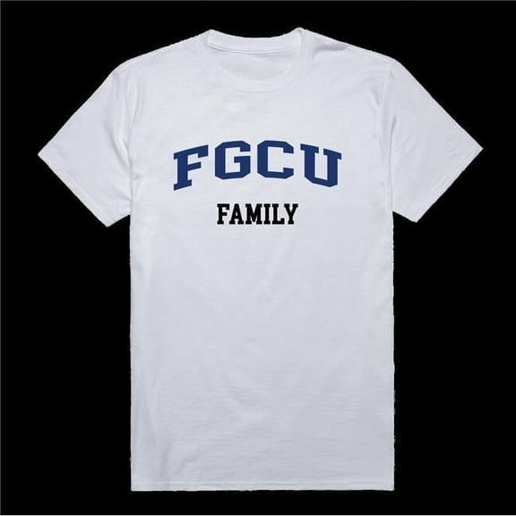 W Republic 571-303-WT2-04 Florida Gulf Coast Eagles Family T-Shirt, White - Extra Large