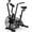 Black, variant on Winfita Air Bike Fan Bike Exercise Bike​ Indoor Cycling Stationary Bicycle with Unlimited Air Resistance, Bluetooth App (Kinomap/Zwift), Dual-Action Arms & 350LBS Capacity