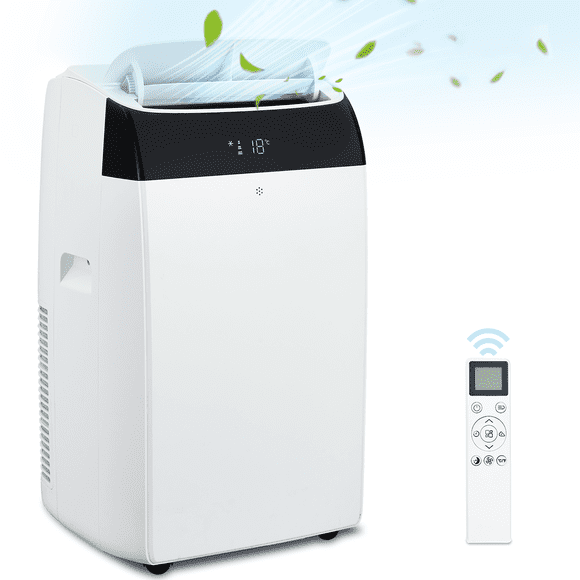 Eastvita 14000 BTU Portable Air Conditioner - Cools up to 750 sq. ft. 3-in-1/Quiet/Comes with Remote/Mounting Kit. 3 Speeds/Auto Oscillation/24-Hour Timer