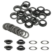 20Set Grommets Eyelets with Washers 14mm Copper Metal Eyelets Kit for Curtain Tarps Leather Bag DIY, Gunmetal