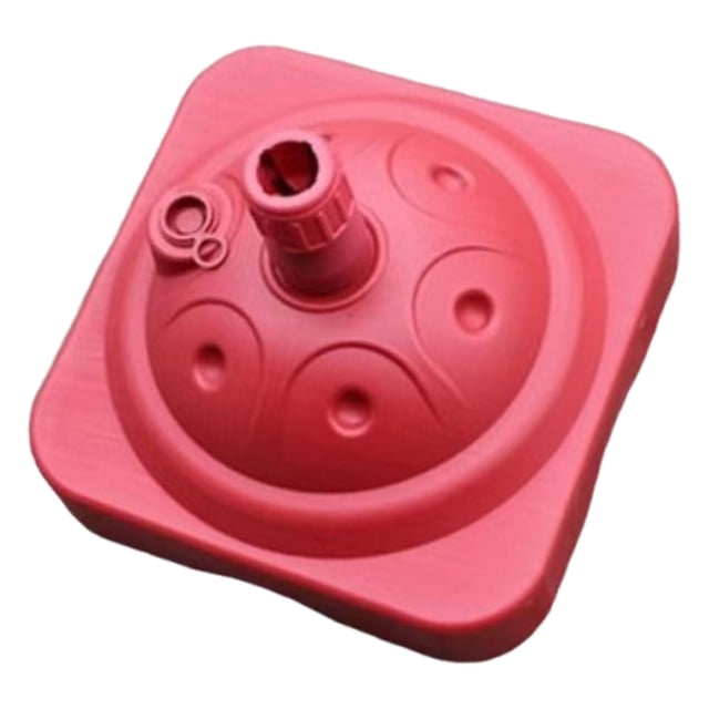 S SERENABLE Fillable Umbrella Base Durability Easy to Install Stable for Deck Lawn Beach Red