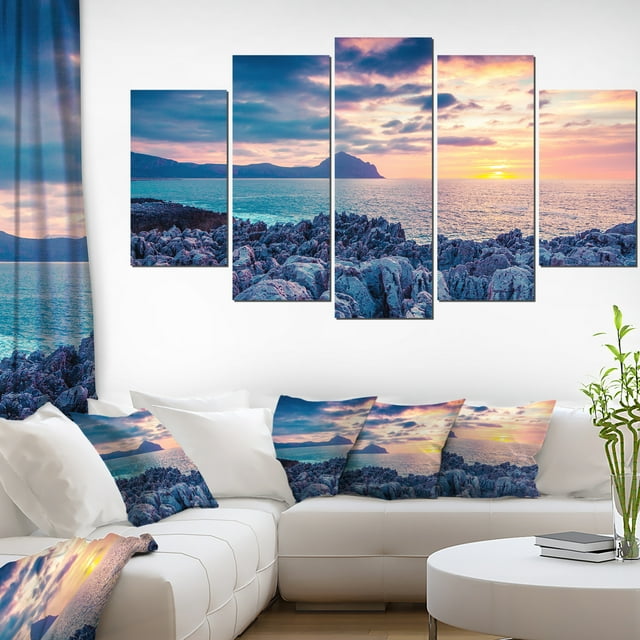 Coucher de soleil printanier sur Monte Cofano