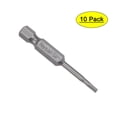 thumbnail image 1 of Uxcell Broca de destornillador triangular magnética TA20 de 1/4" de vástago hexagonal de 2" de longitud, paquete de 10, 1 of 5