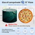 thumbnail image 2 of Botanical Lampshades 2 Pack Textured Green Leaf Rich Details Depth Tropical 13"x13"x10" Light Shade for Table Lamps Floor Lamp Shades Lampshade Replacement Easy Assembly, 2 of 8