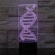 thumbnail image 2 of Lámpara de mesa con luz nocturna Dna Gene 3D LED para dormitorio infantil, 2 of 2