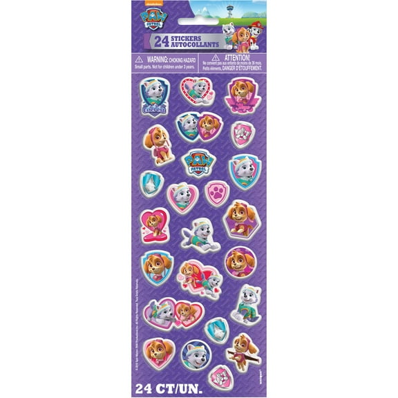 Skye PAW Patrol Puffy Sticker Sheet, 1ct