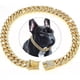 thumbnail image 1 of X Collar De Cadena For Perro Con Eslabones Cubanos Dorados,, 1 of 8