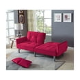 thumbnail image 6 of 4PCS Corduroy Lounges Loveseat Couch Chaises Longues Cream, 6 of 8