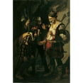 thumbnail image 2 of Hans Canon 11x14 Gold Ornate Wood Frame and Double Matted Museum Art Print Titled - Abruzzen Robber Division of the Loot (1861), 2 of 4