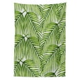 thumbnail image 3 of Ambesonne Plant Tablecloth Rectangular Table Cover, Exotic Setting Branches, 60"x84", Fern Green, 3 of 4