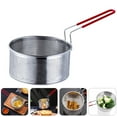 thumbnail image 3 of EIMELI Basket Strainer Pasta Noodle Skimmer Wire Rinsing Insert Blanchingcolander Deep Fry Dumpling Boil Spaghetti Handleramen, 3 of 7