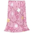Blanket Hello Kitty Soft Plush Flannel Warm Bed Throws Blankets for