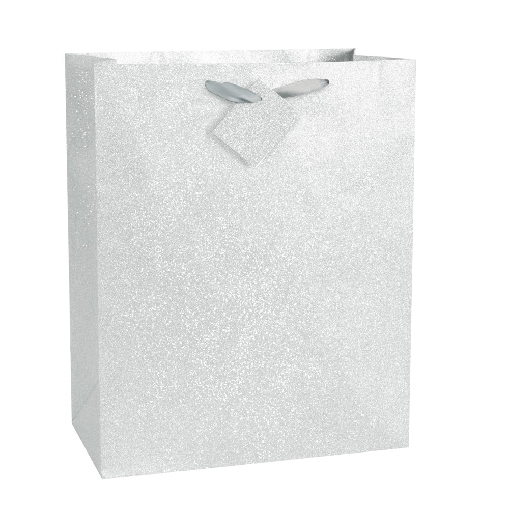 Glitter Silver Gift Bag