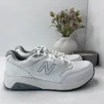 thumbnail image 3 of New Balance MW928WT3 Leather Walking Low Top Sneaker White Unisex M8.5/W10, 3 of 6