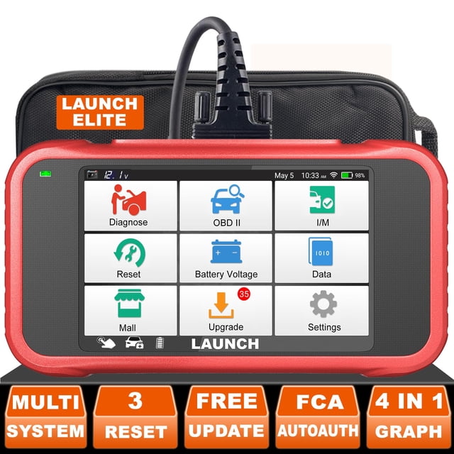 Escáner OBD2 LAUNCH CRP123E Elite con actualización de por vida WiFi