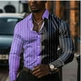 thumbnail image 4 of Camisa informal de negocios con estampado 3D para hombre, camisa formal de manga larga con solapa para verano, primavera y otoño, tallas S a 5XL, envío rápido 2024, 4 of 5