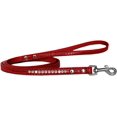 thumbnail image 1 of Laisse de Croco Transparente Rouge 1/2'' de Large X 6' de Long, 1 of 1