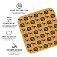 thumbnail image 3 of Lsque German Shepherd Woof Pattern 4" Drink Coasters Set of 4, PVC Leather Absorbent Coasters, Table Coaster Set Decorative Coffee Cup Coasters Housewarming Gift -Square, 3 of 6