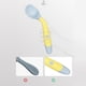 thumbnail image 5 of Alimentar El Juego de Cuchara de Horquilla Para Bebés Manijas Dobladas de PP PP Soft PP Agrenamiento para Comer Niños Pequeños Kit de Alimentación de Alimentación, 5 of 6