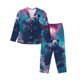 thumbnail image 1 of Fotbe DJ Panda Hot Air Balloon Conjunto de Pijama de Manga Larga para Mujer con Estampado, Ropa de Dormir de 2 Piezas, Conjunto de Casa Suave y Cómodo con Bolsillos-X-Large, 1 of 7