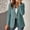 *Green, variant on ClodeEU Women's Single Button Lapel Long Sleeve Blazer Jacket, Casual Loose Fit Solid Color Coat with Pockets for Office Beige,Women's Plus L
