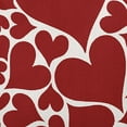 thumbnail image 2 of 20"x14" Simply Daisy Valentines Hearts All Around Poly Indoor/Outdoor Pillow, Red Qty 1, 2 of 4