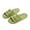Green, variant on Tejiojio Indoor House Slippers Women Men Slippers Home Couple Shoes Outside Soft Soled Slippers