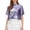 Purple, variant on Women Basic Tops Short Sleeve Solid Color Y2K Fashion T-Shirts 2026 Casual Tees Trending