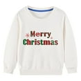 thumbnail image 4 of Posijego Vêtements de Noël pour Enfants Garçons Filles Chandail à Manches Longues Col Rond Chandail en Coton, 4 of 4