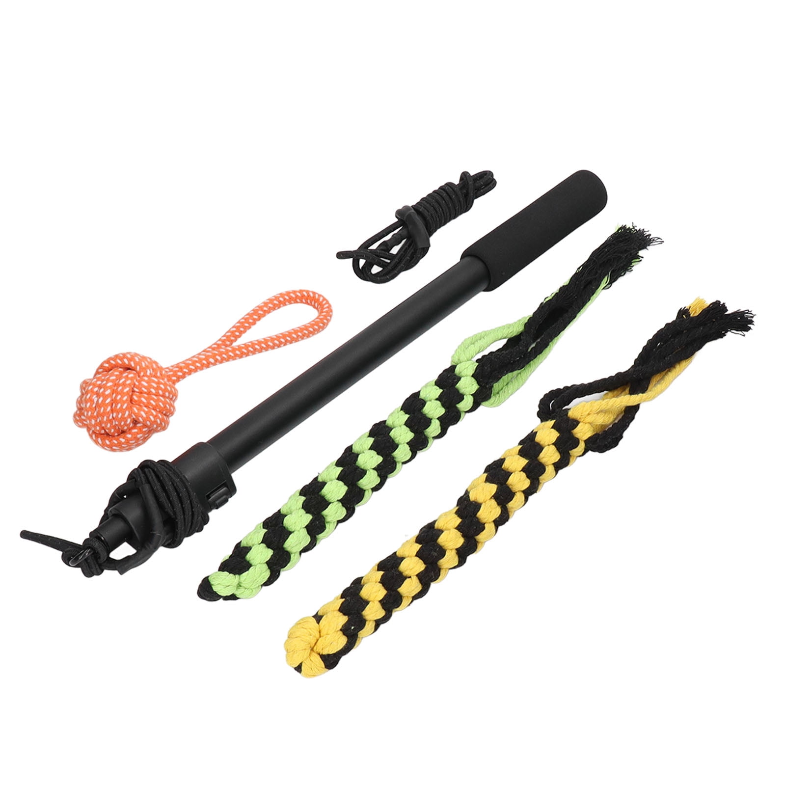 Swift Paws SwiftPaws Flirt Pole Toy - For Dogs - Extendable to 48A and  collapsible to 16A - All Aluminum + Paracord Line - Provides Exercis