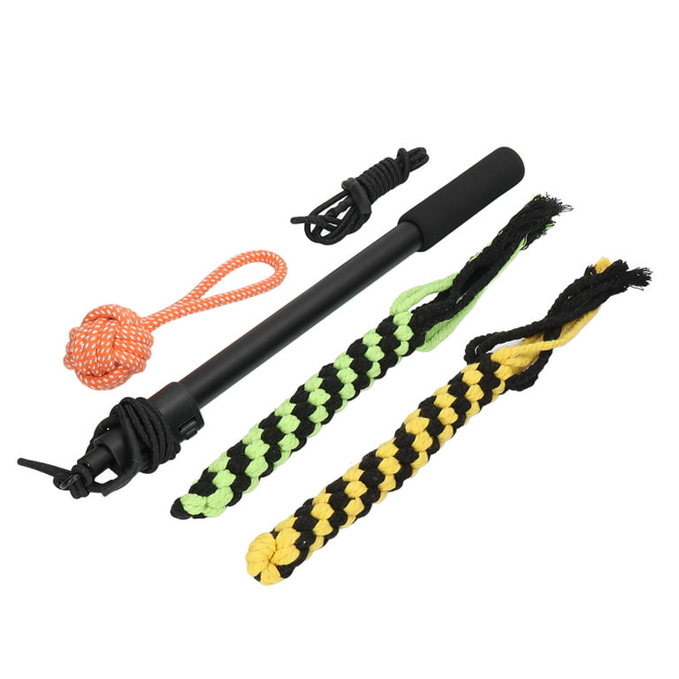 Swift Paws SwiftPaws Flirt Pole Toy - For Dogs - Extendable to 48A and  collapsible to 16A - All