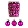 thumbnail image 1 of npkgvia Christmas Decorations,Hanging Decor,Christmas Tree Pendant Christmas Decoration Ball Plastic Christmas Display Ball Pendant 3cm 24PCS,Multi-color,Clearance, 1 of 6