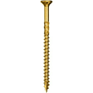 GRK Fasteners 5914189 650 Piece R4 Countersink No. 8 x 2.5 in. Multi-Purpose Screws Yellow Zinc