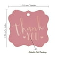thumbnail image 7 of Inkdotpot Thank You Bridal Shower-Baby Shower-Retirement-Wedding-Birthday Bottle Tag Real Rose Gold Foil Favor Bracket Shape Hang Tags Pack Of 100, 7 of 7