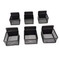 thumbnail image 4 of Abbracc 6x Tea Bag Organizer Individual Tea Holder for Counter Refrigerator black, 4 of 9