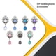 thumbnail image 2 of Sonducket 10 piezas de diamantes de imitación colgante Festival boda moda diadema joyería DIY decoración encontrar artesanía Ropa, zapatos y accesorios Miscelánea Púrpura, 2 of 6