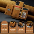 thumbnail image 3 of Phone Case Leather Wallet s Compatible with iPhone 14 Pro Max Case with Card Holder Men 6.7'' 2 in 1 Detachable Back Cover, 3 of 18