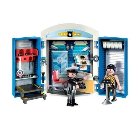 PLAYMOBIL Police Station Play Box (Playmobil Fire Station 4819 Best Price)