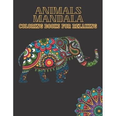 Mandala Coloring Books: Mandala Cat Dreams : The Big Cat Mandala