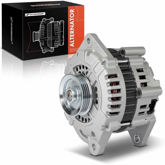 A-Premium Alternator Compatible with Nissan 300ZX 1990 1991 1992 1993, 3.0L, Naturally Aspirated, 12V 80A 4-Groove Pulley Clockwise