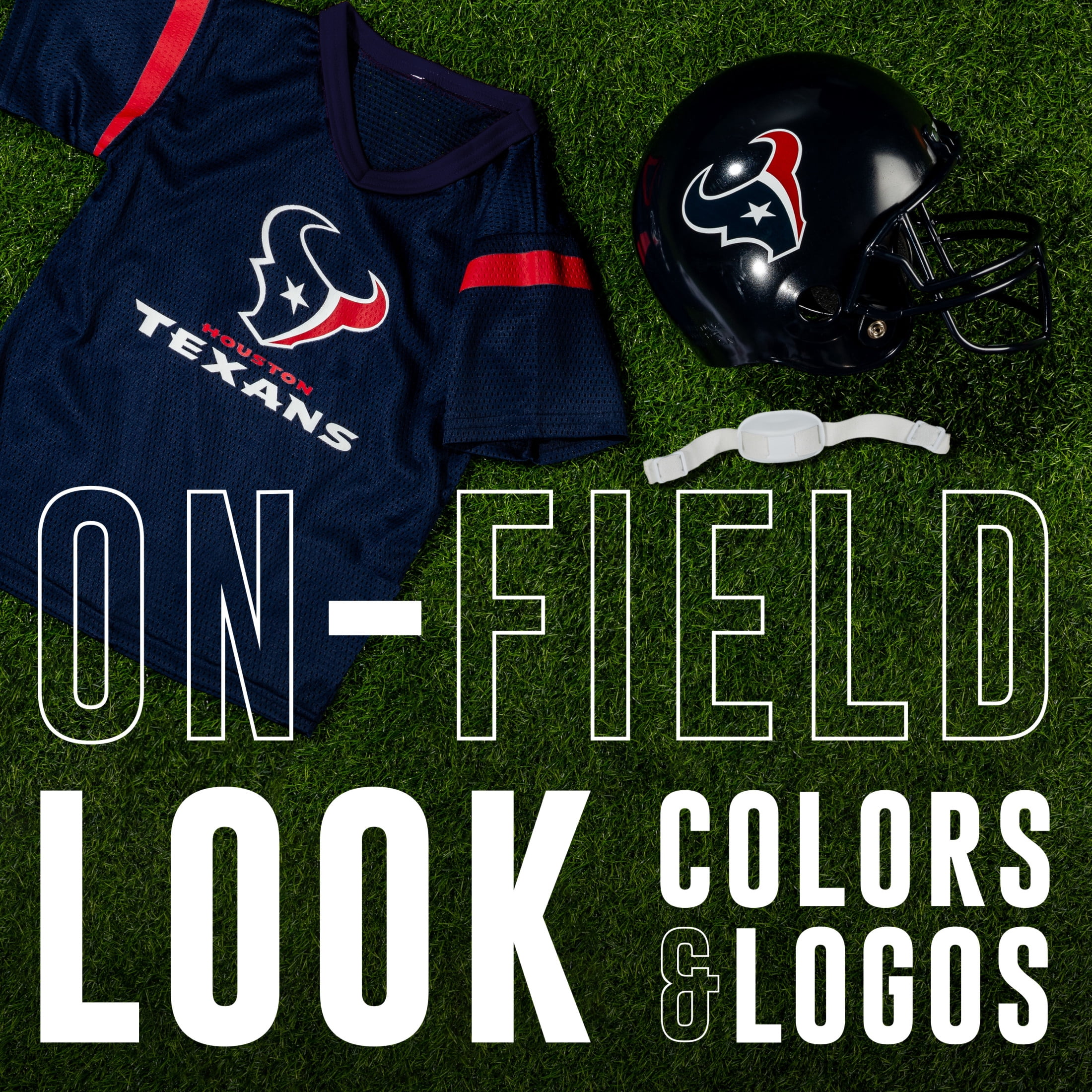 Franklin Sports Houston Texans Kids NFL Uniform Set - Youth NFL Team Jersey, Helmet + Apparel Costume - Official NFL Gear -Youth Medium