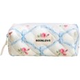 thumbnail image 1 of Pencil Case, Flower Print Pencil Case, Small Flower Pencil Pouch, Pen Pouch Portable Storage Bag, Used for Makeup Bags, Wallets, Travel, Easy to Carry (Blue), 1 of 7