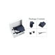 thumbnail image 5 of Corbata de lunares para hombres INSPIRE CHIC para el Día del Padre, juego de clip de corbata, gemelos y pañuelo de bolsillo, azul marino y blanco para negocios y bodas, 5 of 6