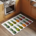 thumbnail image 3 of Gradient Pineapple Bathroom Rug Washable 2x3 Entryway Rug Non Slip Watercolor Modern Fruit Front Door Mat Low Pile Indoor Doormat Throw Floor Carpet for Kitchen Bedroom Entrance, 3 of 8