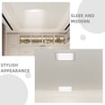 thumbnail image 3 of LEEYNEER 2pcs Aluminum Ceiling Light Cover For Kitchen And Bathroom Recessed Square Surface Mount Ceiling Light Trim Light Fixture, 3 of 8
