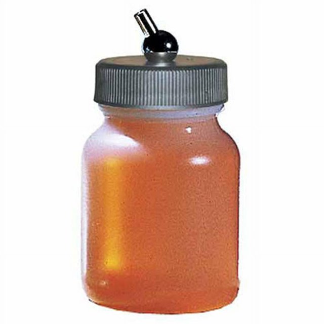Paasche VLP-3-OZ 3 oz Plastic Bottle Assembly for VL Airbrush