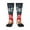 3 Black, variant on Cute Christmas Gnomes (2) Print Thigh High Socks Extra Long Stretchy Sock Women Over Knee High Opaque Stocking Daily Wear